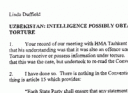 Craig Murray torture documents