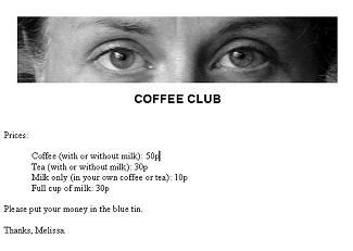 Övervakning som betalar kaffet